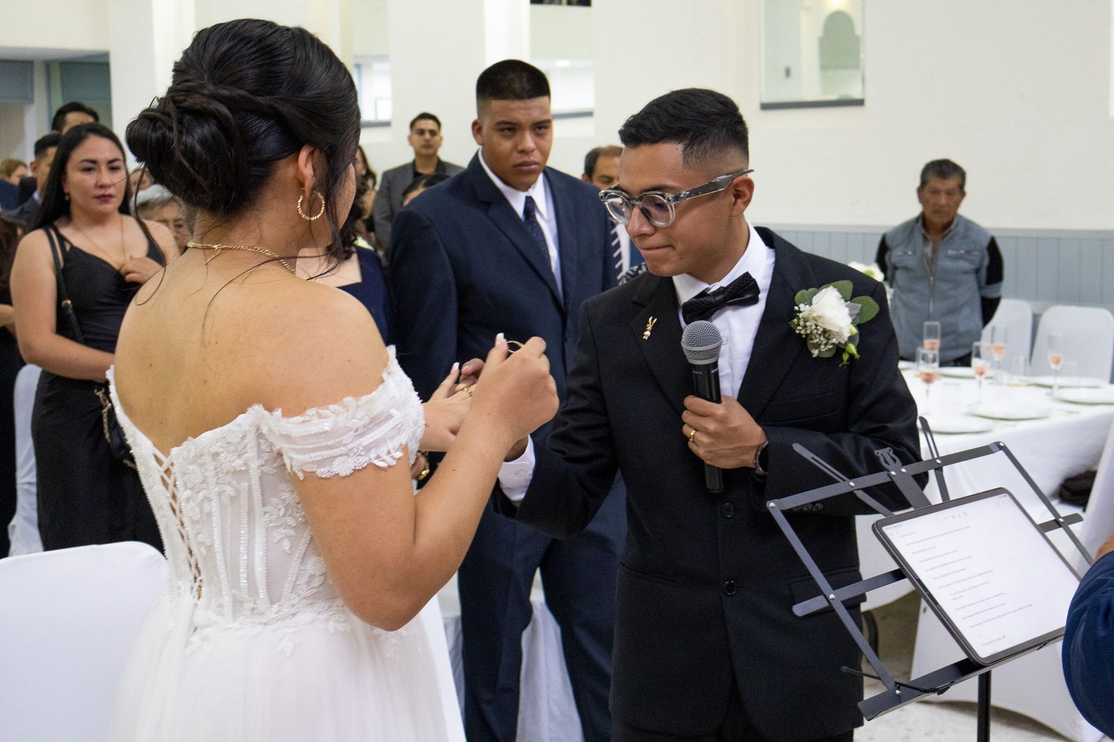 Boda: intercambio de anillos